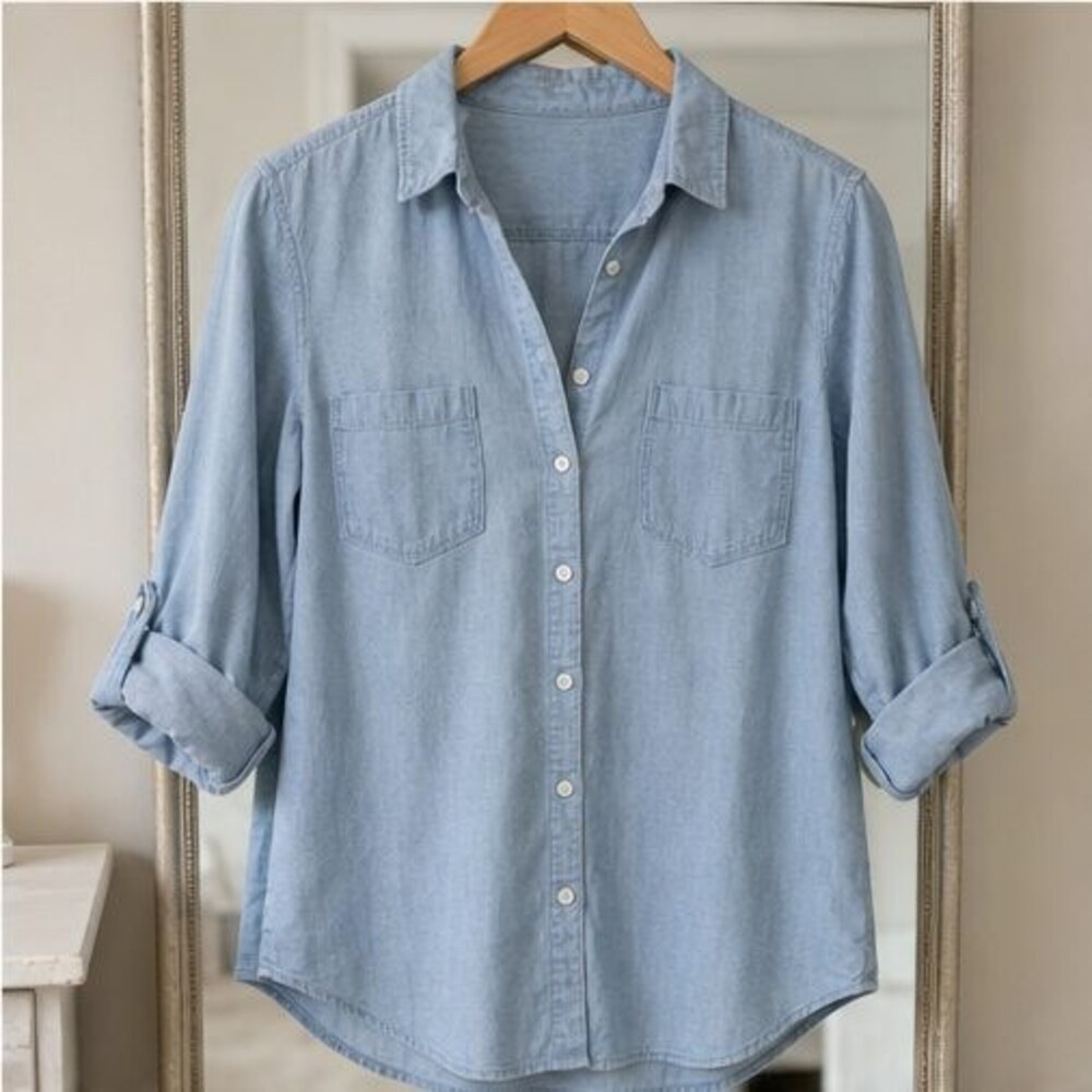Sand Peplum Top